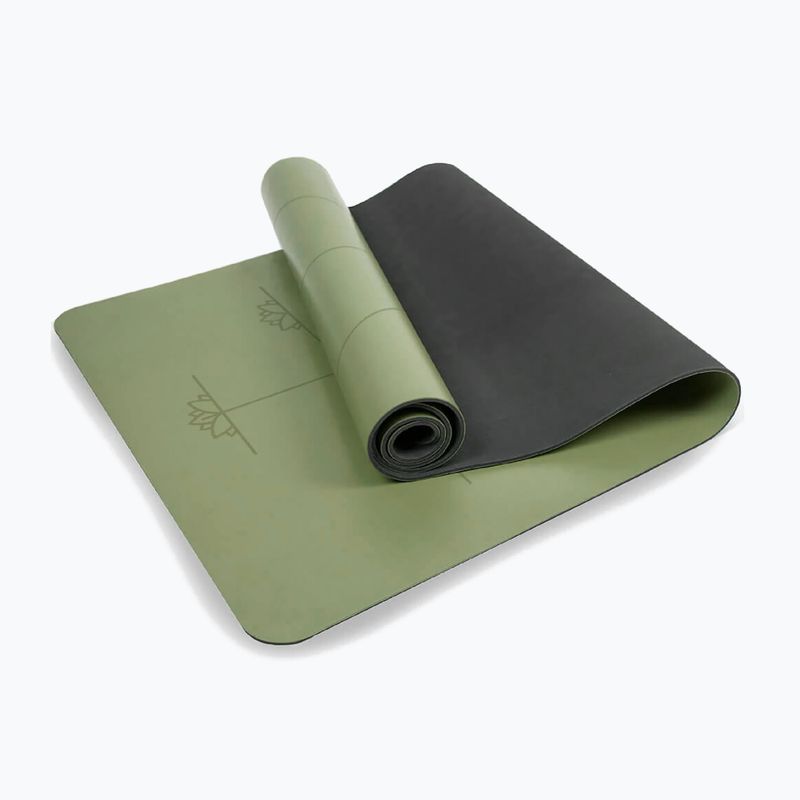 Килимок для йоги Myga Alignment XL 6 mm green 2
