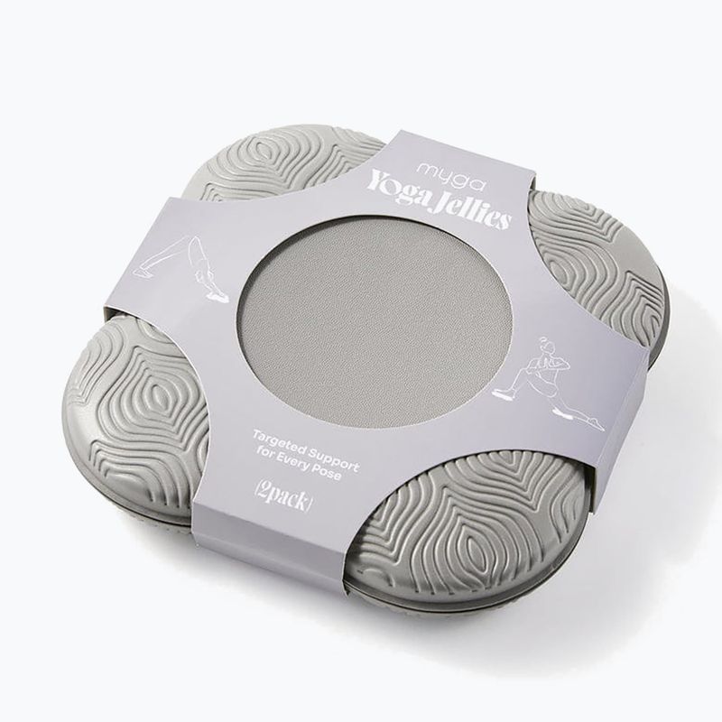 Гелева підкладка для йоги Myga 2 pcs. grey 5