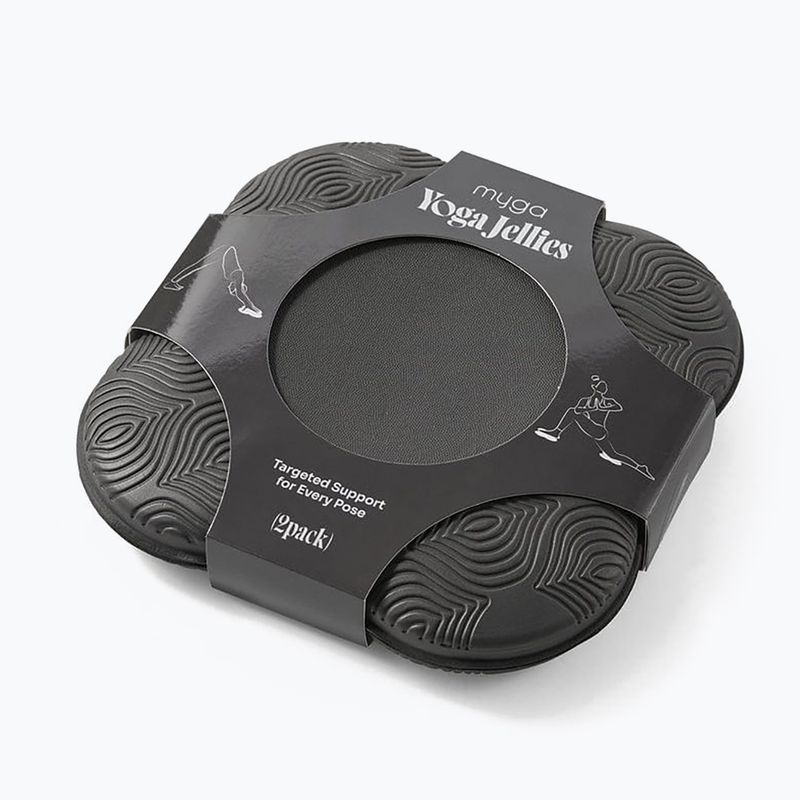 Гелева підкладка для йоги Myga 2 pcs. black 5