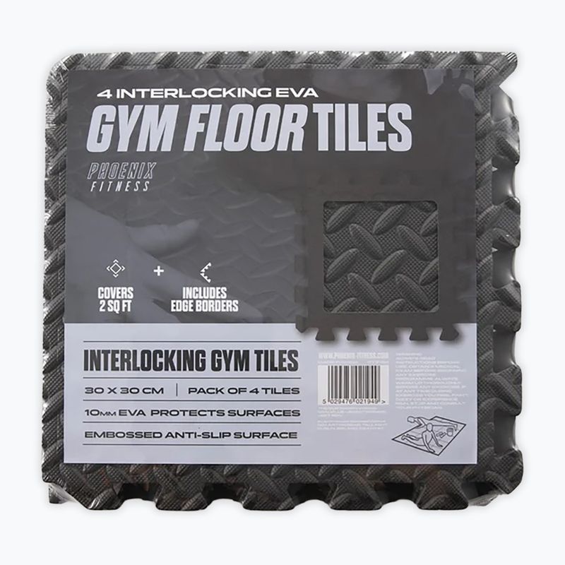 Килимок захисний Phoenix Fitness RY2581 4 elementy black 6