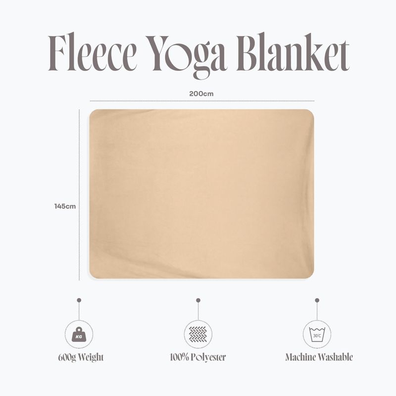 Килимок для йоги Myga Fleece sand 10