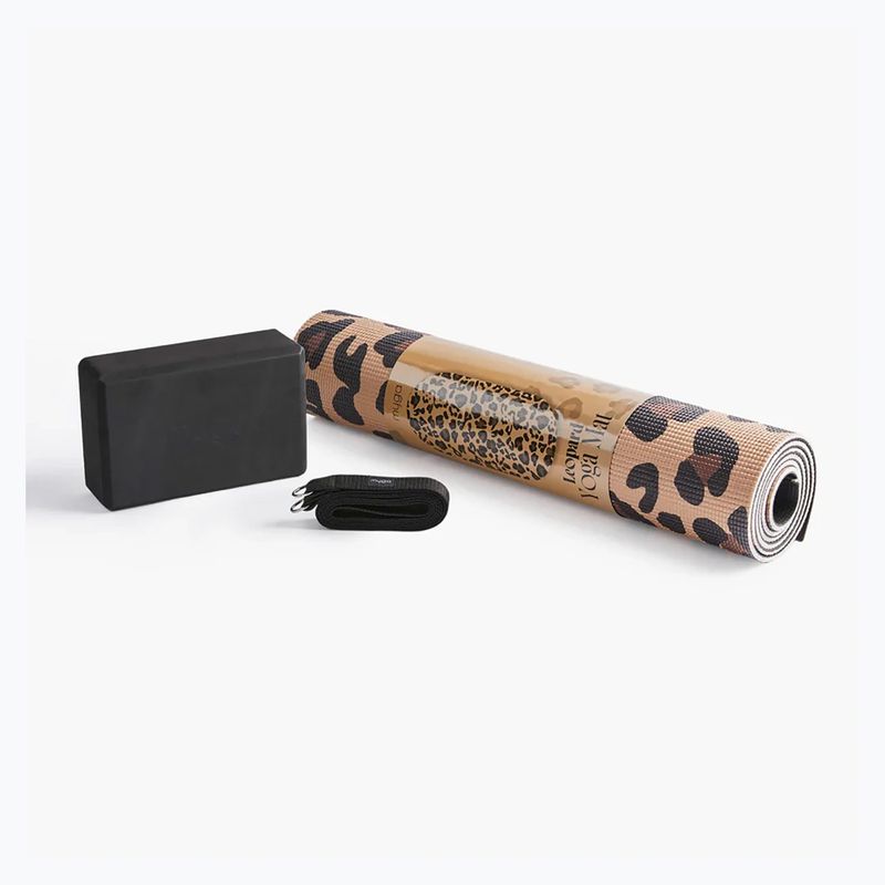 Набір для йоги Myga Leopard Yoga Set brown 2