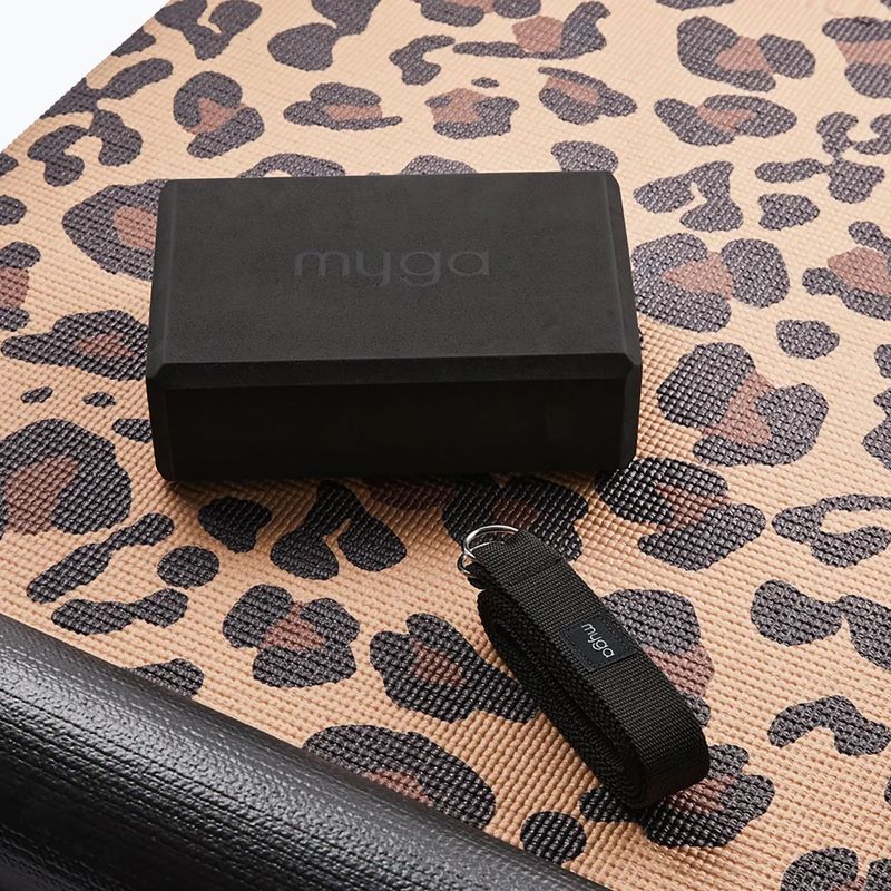 Набір для йоги Myga Leopard Yoga Set brown 4
