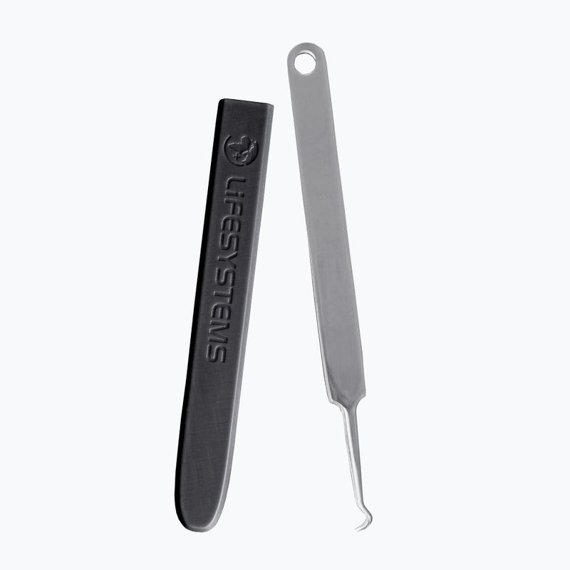 Пінцет для виймання кліщів  Lifesystems Trick Tweezers сріблястий LM6580