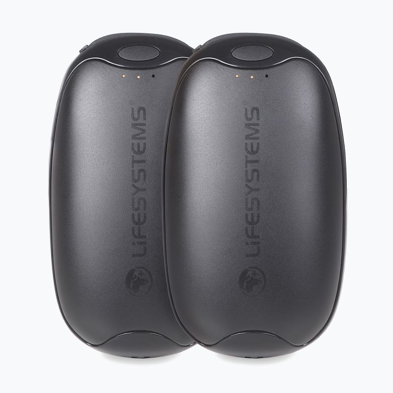 Lifesystems Перезаряджаєма подвійна грілка для рук USB та USB C чорна