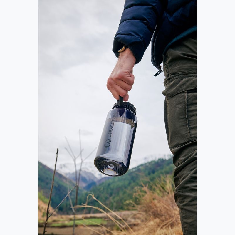 Пляшка туристична Lifeventure Tritan Flask 1000 мл graphite 2