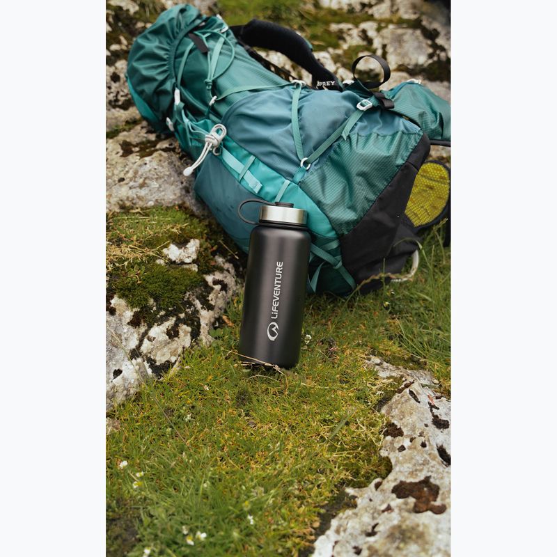Пляшка термічна Lifeventure Stainless Steel Flask 1000 мл black 3