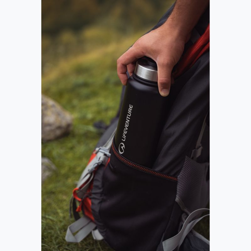 Пляшка термічна Lifeventure Stainless Steel Flask 1000 мл black 6