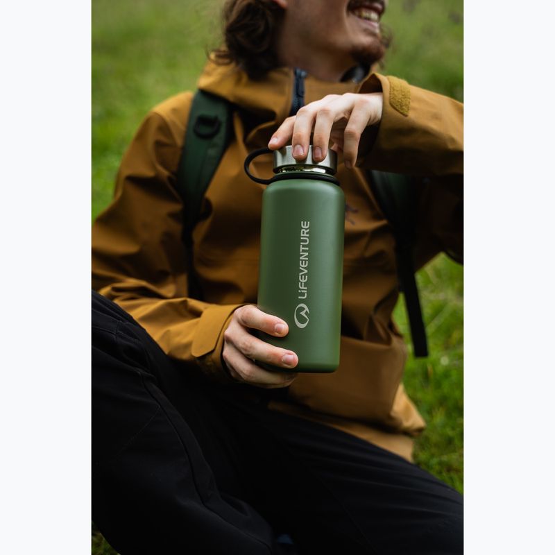 Пляшка термічна Lifeventure Stainless Steel Flask 1000 мл khaki 4