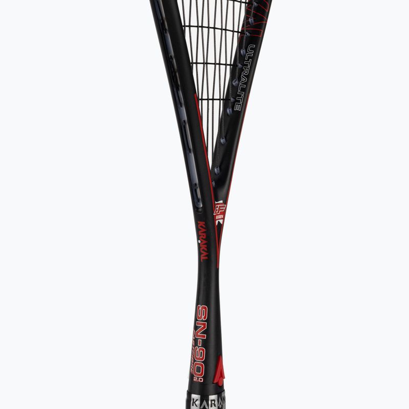 Ракетка для сквошу Karakal SN 90 2.0 чорно-червона KS22003 4