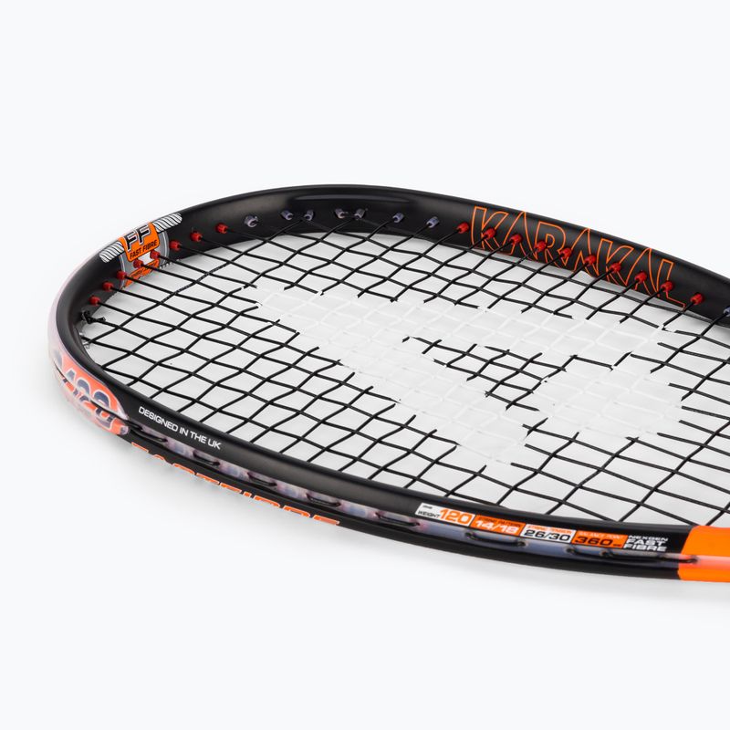 Ракетка для сквошу Karakal T-Pro 120 помаранчево-чорна KS22005 5