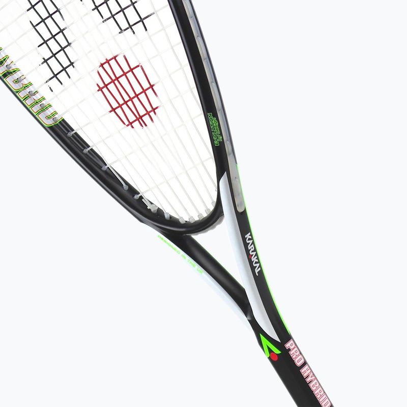 Сквош ракетка Karakal Pro Hybrid чорна 4