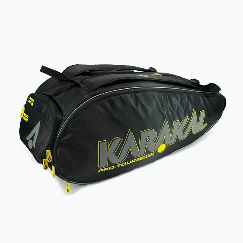 Сумка для сквошу Karakal Pro Tour Comp 2.0 black/yellow 2