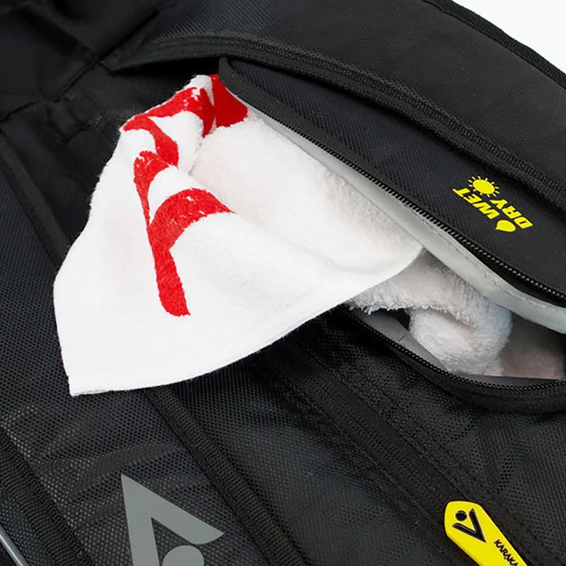 Сумка для сквошу Karakal Pro Tour Comp 2.0 black/yellow 5
