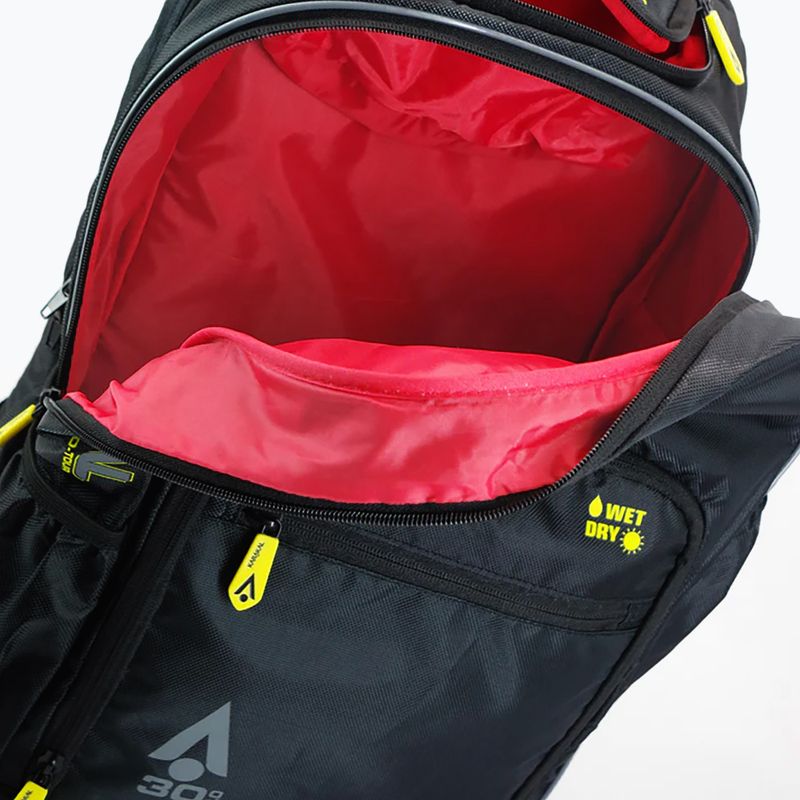 Рюкзак для сквошу Karakal Pro Tour 2.0 30 l black/yellow 10