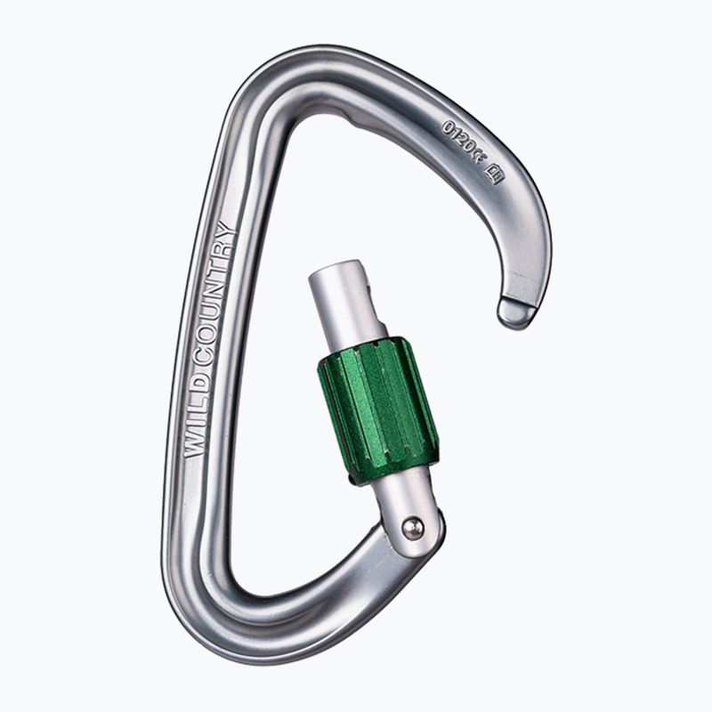 Карабін Wild Country Eos gunmetal/ green 2