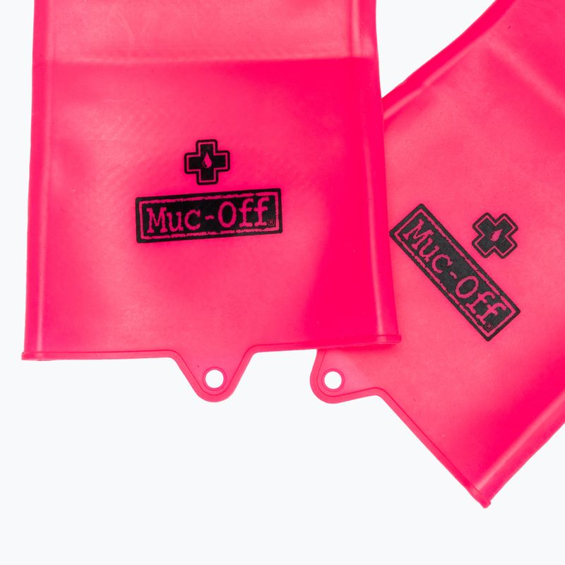 Рукавички для чищення велосипедів Muc-Off Deep Scrubber Gloves рожеві 4
