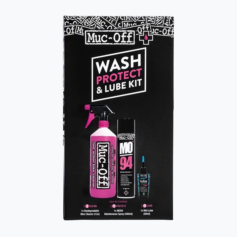 Комплект для догляду для велосипедів Muc-Off Clean, Protect and Lube Kit (Wet Lube)