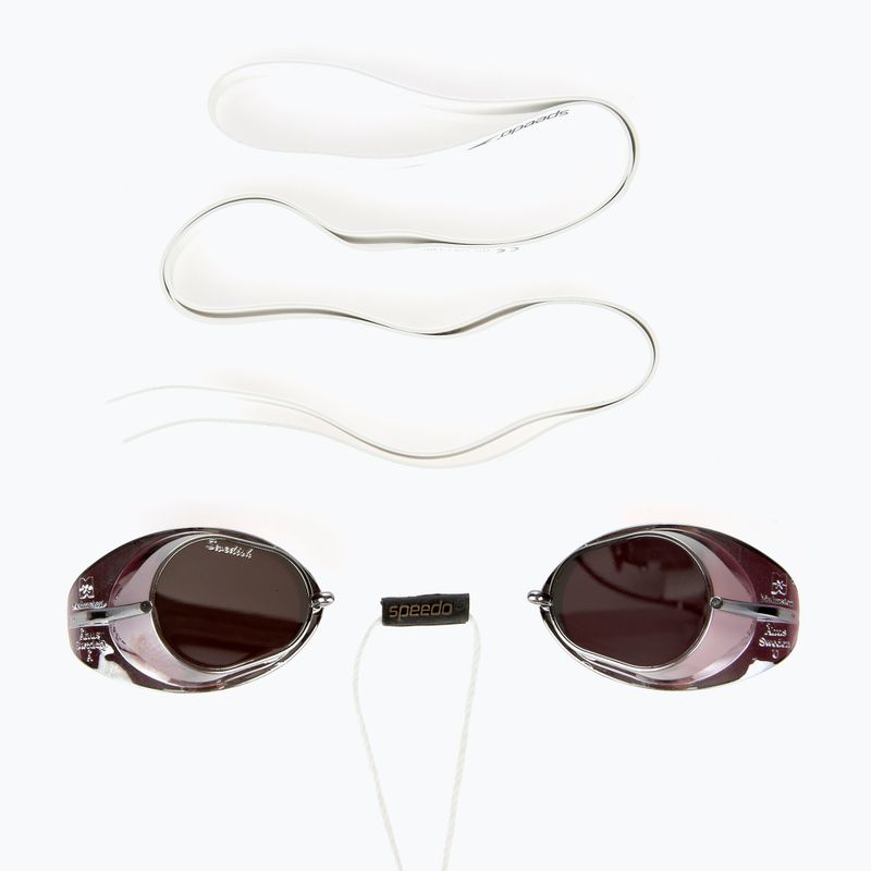 Окуляри для плавання Speedo Swedish Mirror white/chrome 8-706062150