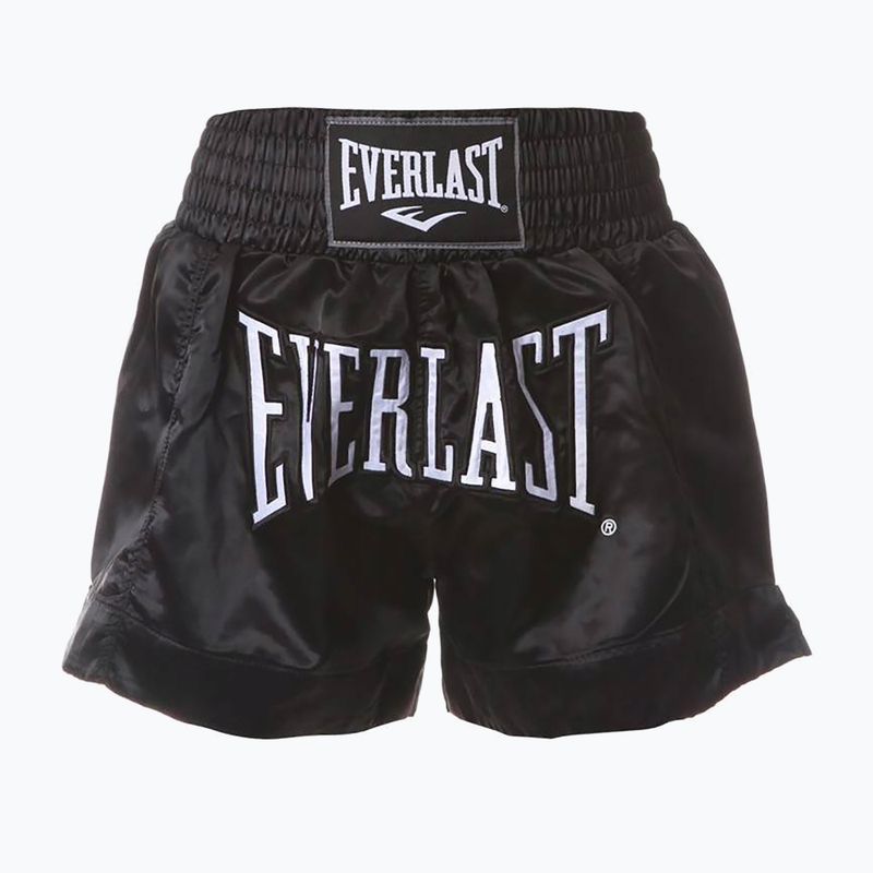 Шорти для тренувань чоловічі Everlast Muay Thai чорні EMT6