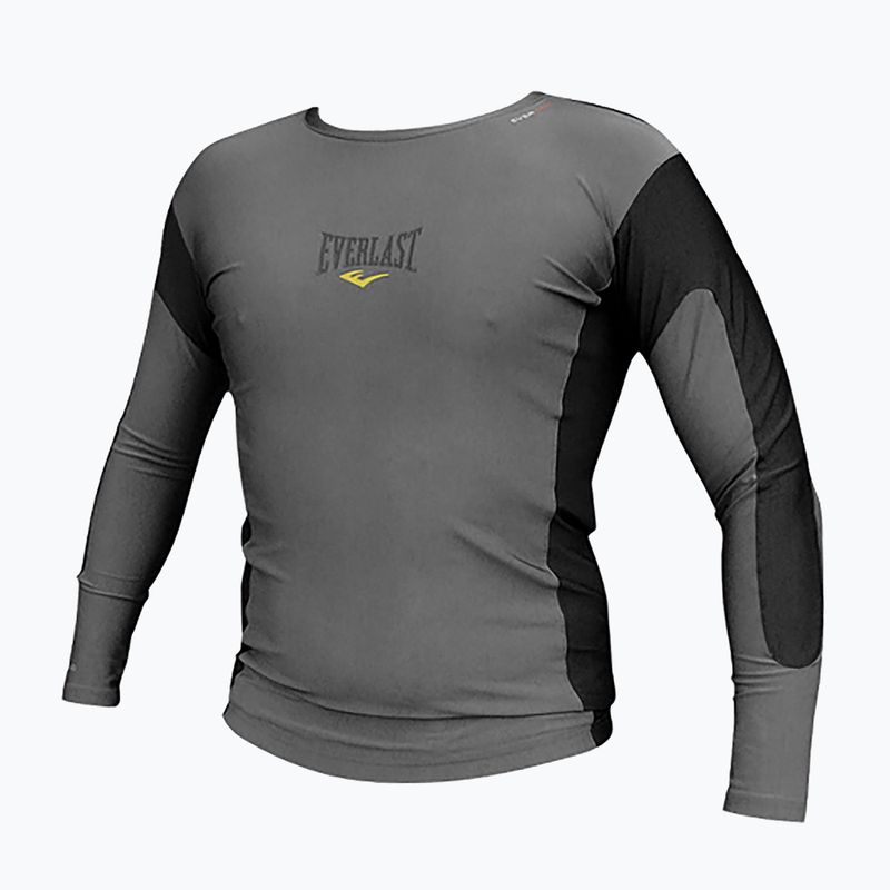 Футболка компресійна чоловіча Everlast Rashguard Longsleeve сіра 4430