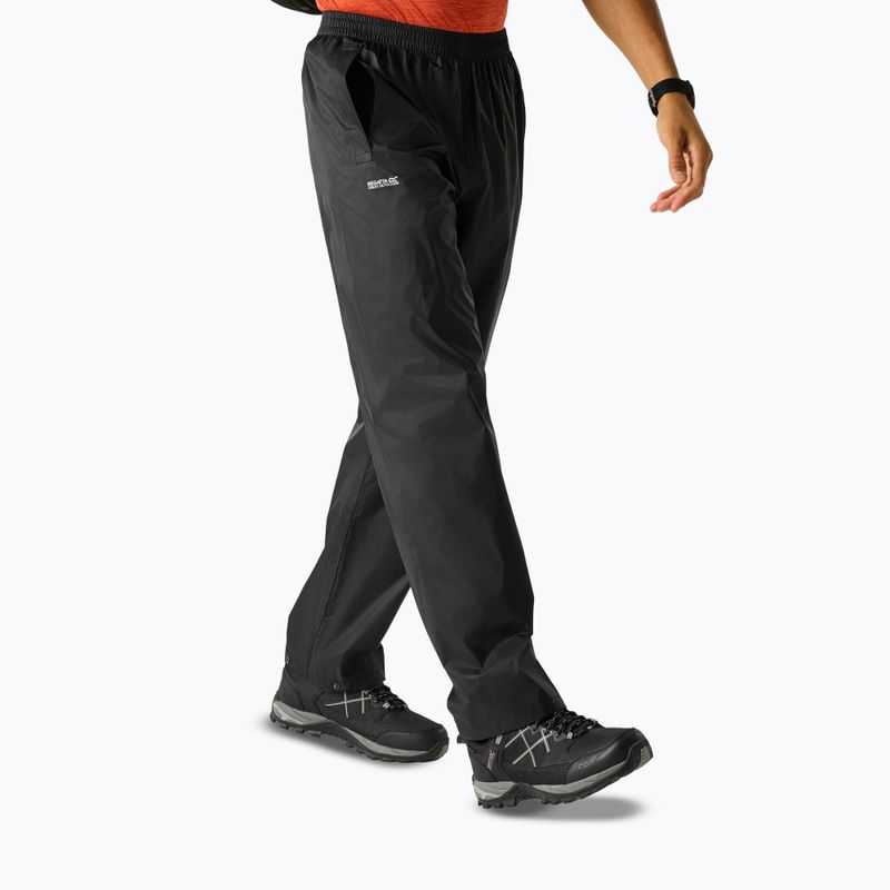 Чоловічі трекінгові штани REGATTA Pack It Overtrousers black