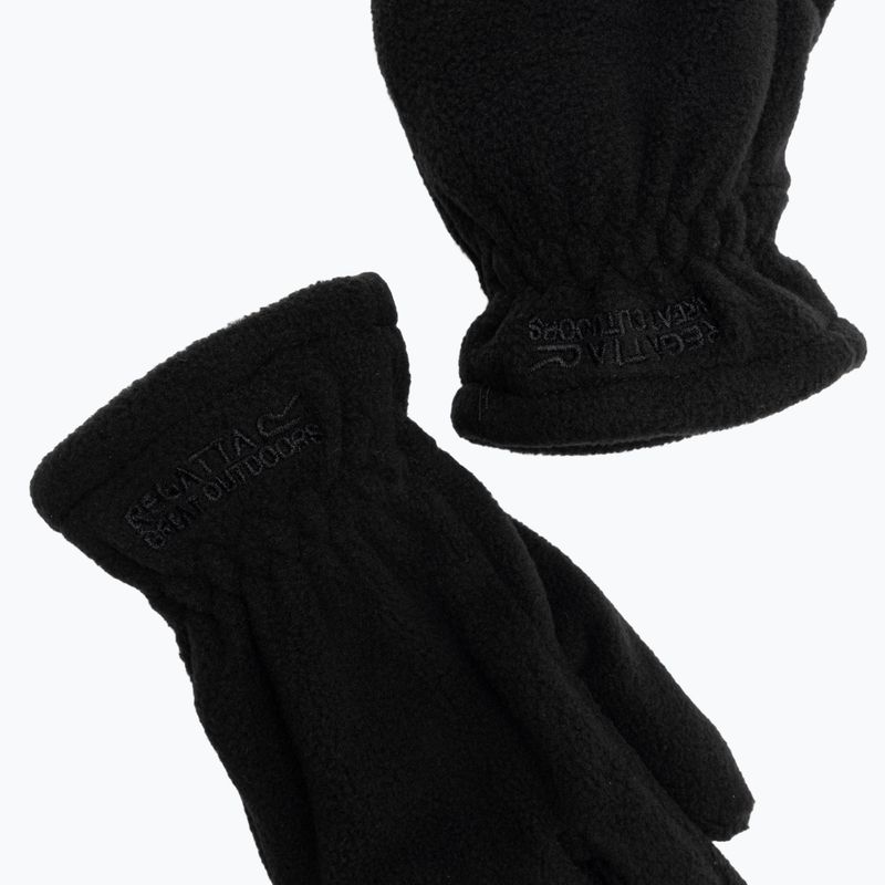 Рукавички дитячі Regatta Taz II black 4