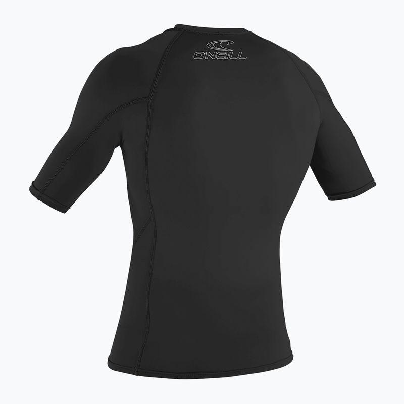 Чоловіча плавальна сорочка O'Neill Basic Skins Rash Guard чорна 2