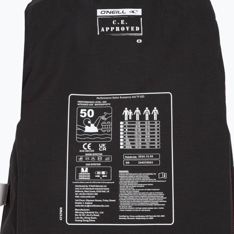 Жилет страхувальний O'Neill Rental Superlite 50N ISO red/blue 4