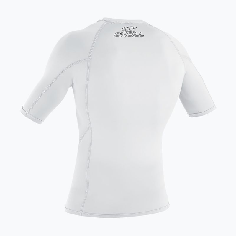 Дитяча футболка для плавання O'Neill Basic Skins Rash Guard біла 2