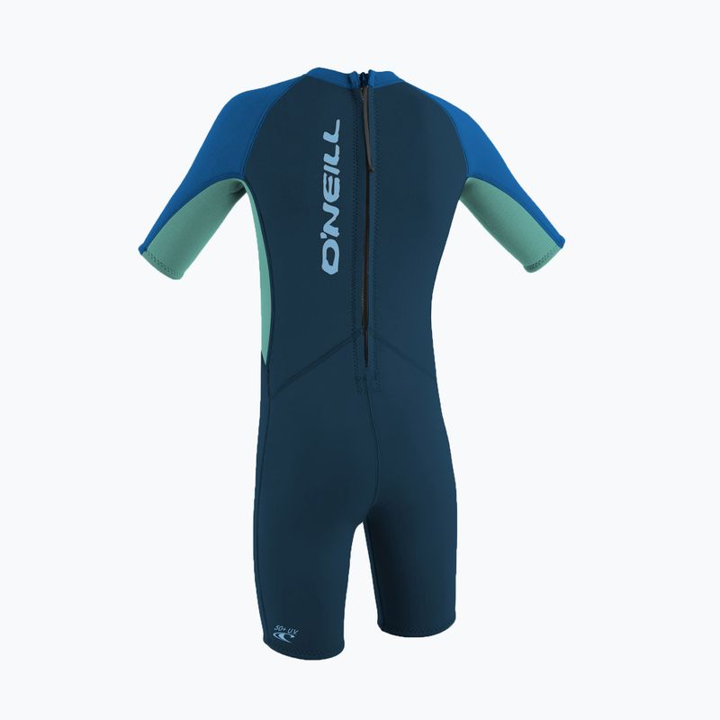 Гідрокостюм дитячий O'Neill Toddler Reactor-2 2 мм Back Zip slate/ligh aqua/ocean 2