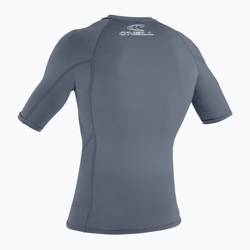 Футболка для плавання чоловіча O'Neill Basic Skins Rash Guard сіра 3341 2