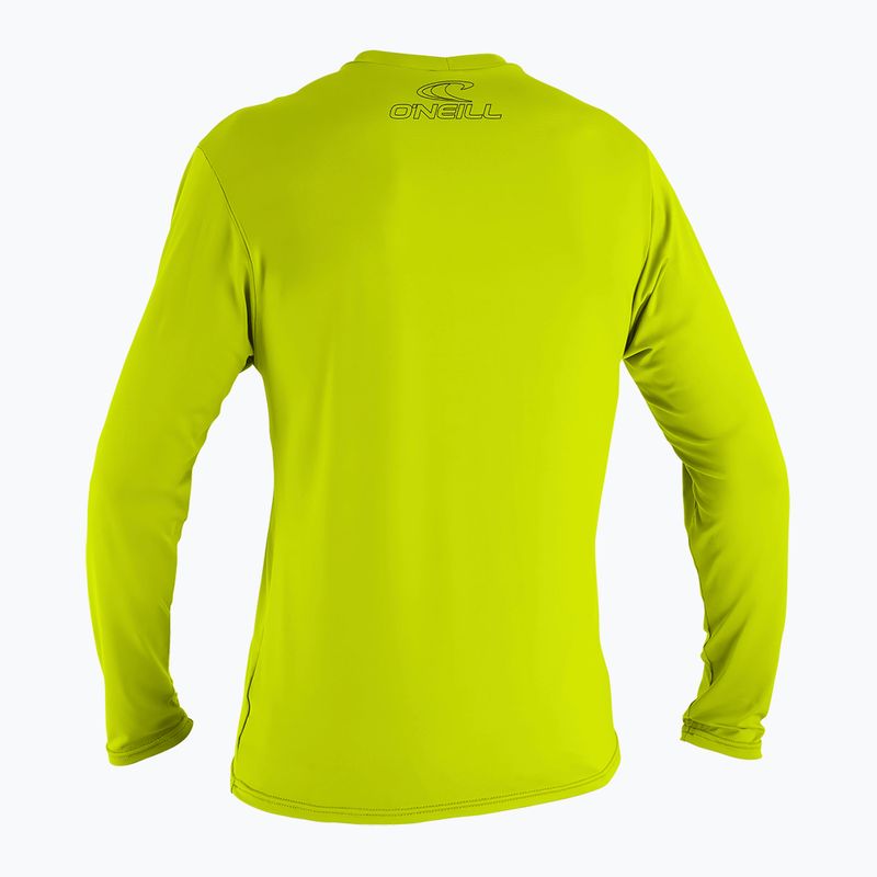 Лонгслів для плавання O'Neill Youth Basic Skins Sun Shirt lime 2