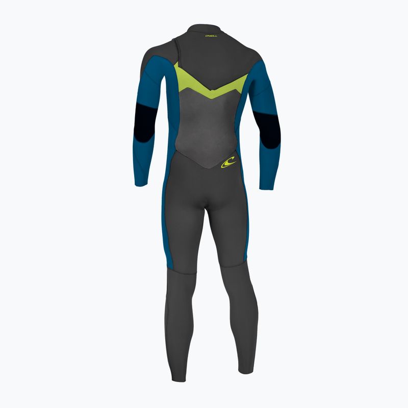 Гідрокостюм дитячий O'Neill Youth Ninja 4/3 Chest Zip Full black/ ultrablue/ dayglo 2