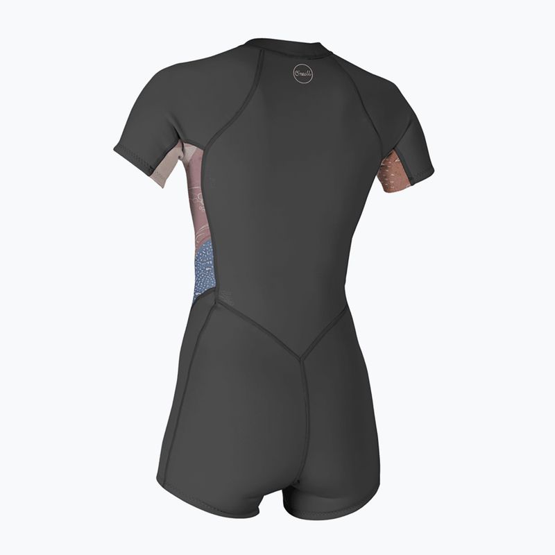 Гідрокостюм жіночий O'Neill Bahia 2/1 Front Zip Spring graphite/desert bloom/drift blue 2