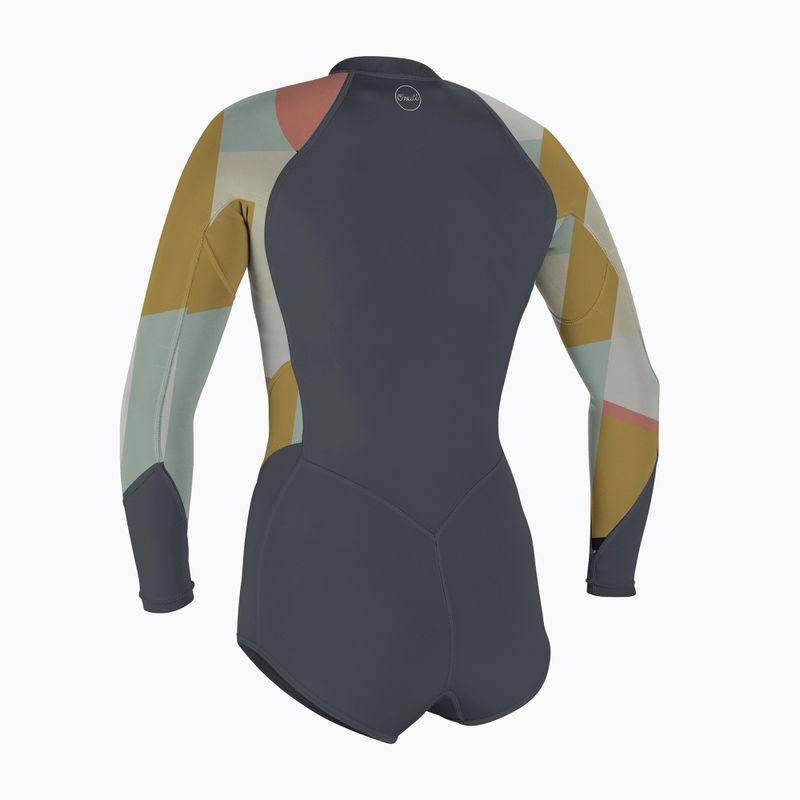 Жіночі O'Neill Bahia 2/1 на блискавці спереду L/S короткі весняні пасати / жасмин неопренова піна 2