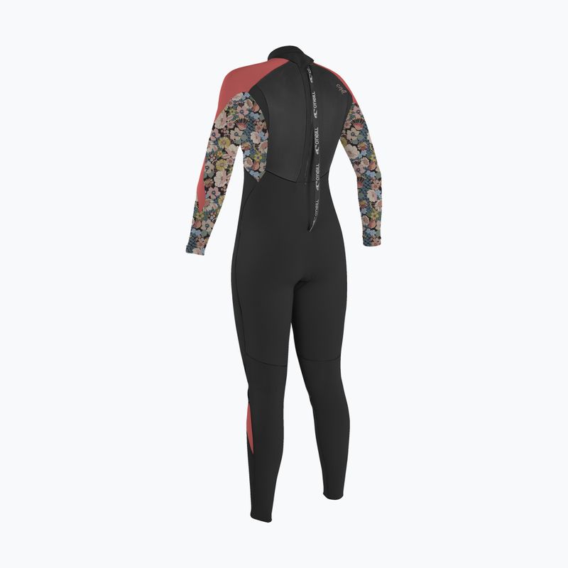 Гідрокостюм дитячий O'Neill Girls Epic 4/3 Back Zip Full black/twiggy/tea rose 2