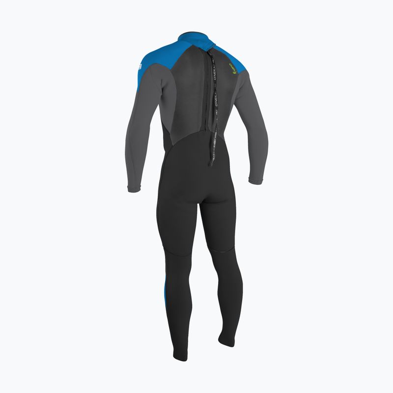 Гідрокостюм для плавання дитячий O'Neill Epic 3/2 Back Zip Full black/graphite/bali blue/deep sea 2