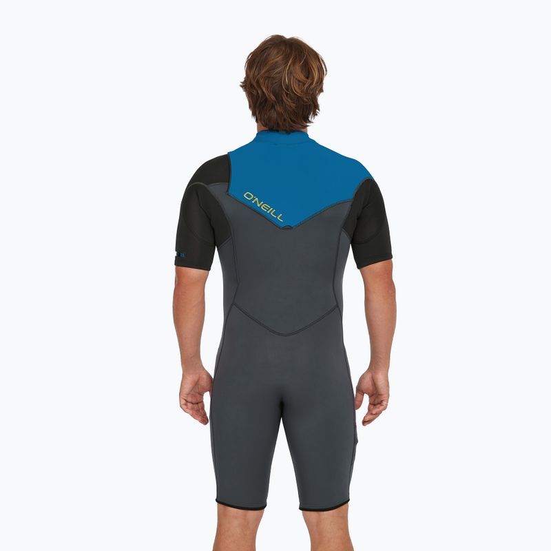 Гідрокостюм чоловічий O'Neill Hammer 2мм Chest Zip SS Spring graphite/black/ocean 4