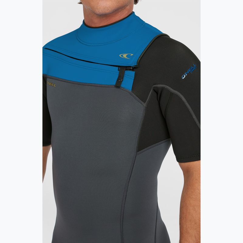 Гідрокостюм чоловічий O'Neill Hammer 2мм Chest Zip SS Spring graphite/black/ocean 6