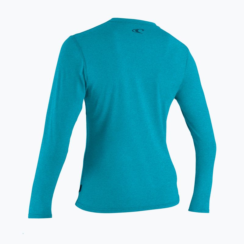 Лонгслів для плавання жіночий O'Neill Trvlr Hybrid Sun Shirt turquoise 2