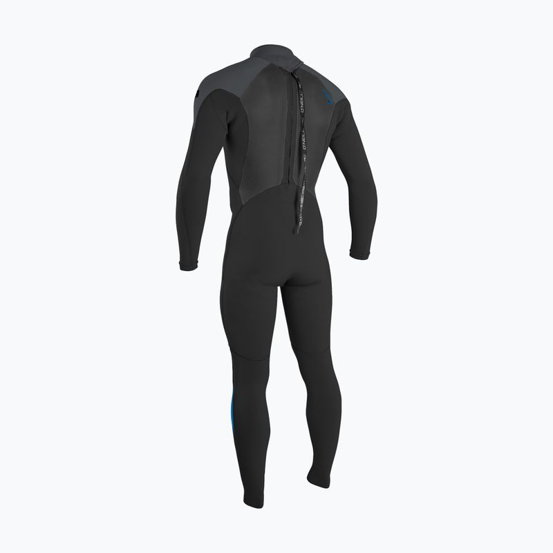Гідрокостюм чоловічий O'Neill Epic 5/4 мм Back Zip Full black/graphite/bali blue 2