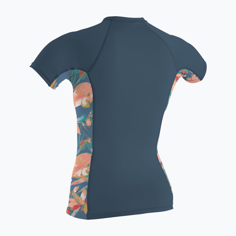 Футболка для плавання жіноча O'Neill Side Print Rash Guard copen blue/painted tropics 2