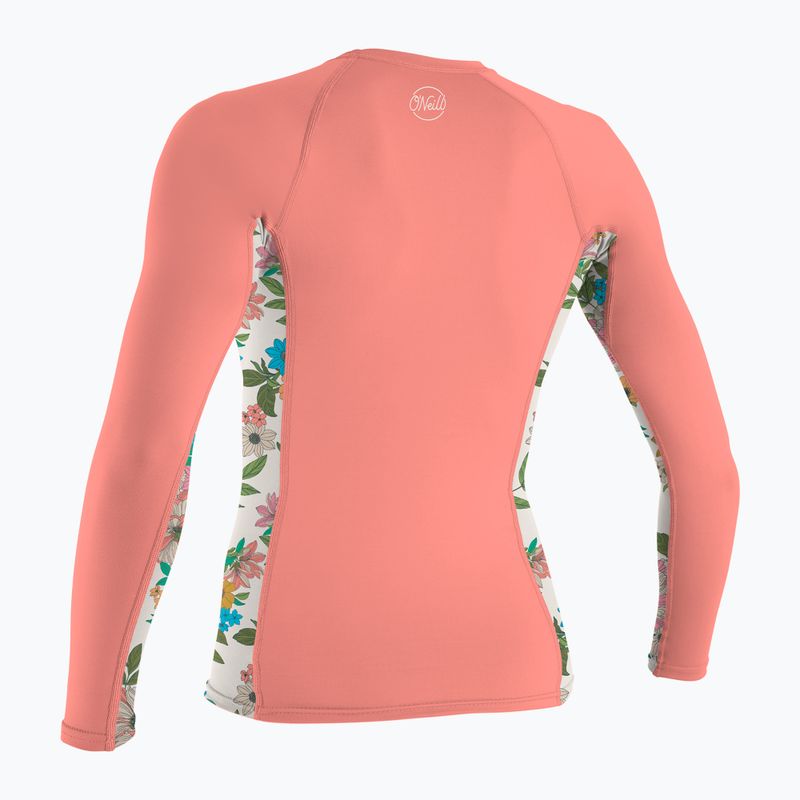 Лонгслів для плавання жіночий O'Neill Side Print Rash Guard desert flower/cara floral 2