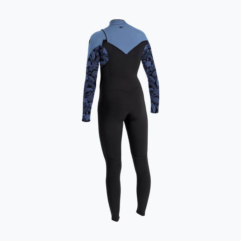Гідрокостюм жіночий O'Neill Epic 5/4 mm Chest Zip Full black/stormy palm/faded denim 2