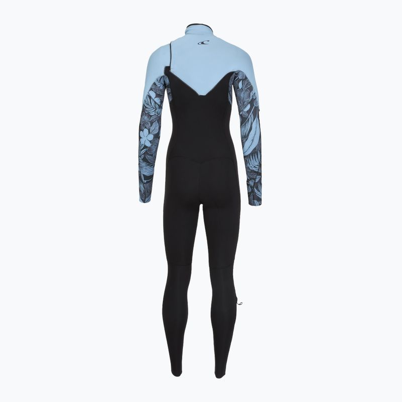 Гідрокостюм жіночий O'Neill Epic 5/4 mm Chest Zip Full black/stormy palm/faded denim 3