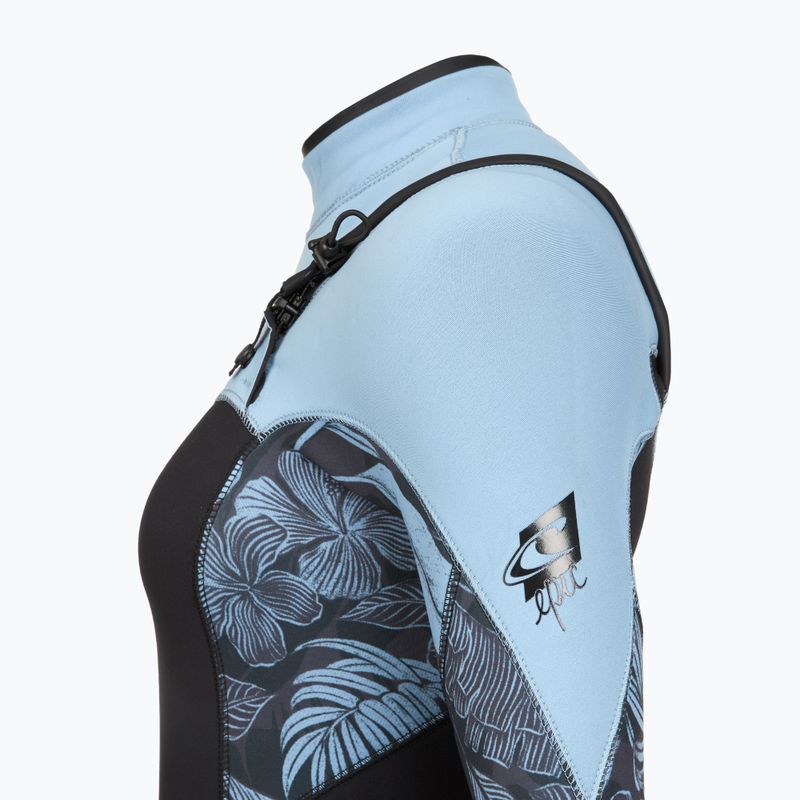 Гідрокостюм жіночий O'Neill Epic 5/4 mm Chest Zip Full black/stormy palm/faded denim 6