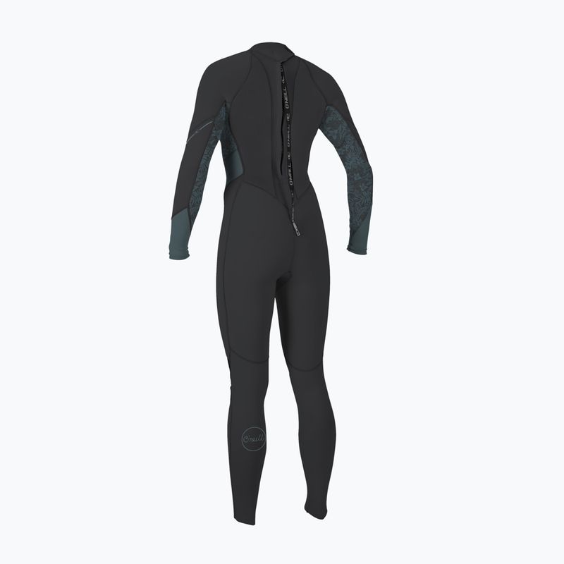 Гідрокостюм жіночий O'Neill Bahia 3/2 Back Zip Full IT1 tempered steel/shaded island sky/shade 2