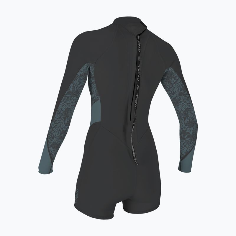Гідрокостюм жіночий O'Neill Bahia 2/1 mm Back Zip Spring tempered steel/shaded island sky 2