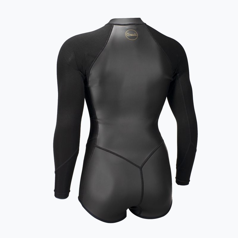 Гідрокостюм жіночий O'Neill Bahia 2/1 mm Front Zip Short Spring glide black/black 2